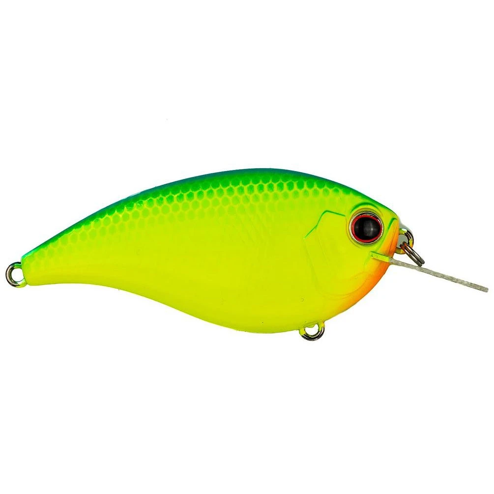 Evergreen Flat Force 4 Crankbait Blue Back Chartreuse
