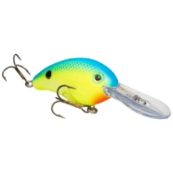 Strike King Pro-Model 4 Powder Blue Back Chartreuse