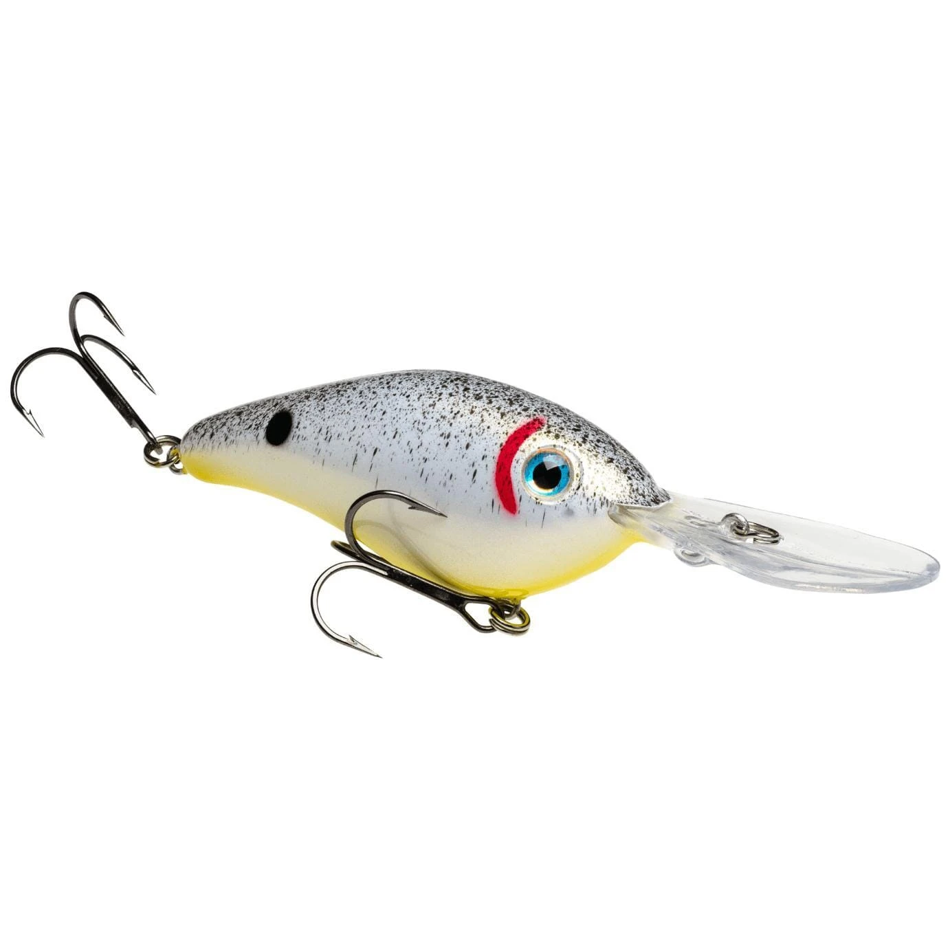 Strike King Pro-Model 6 Xd Pearl Black Chartreuse Belly